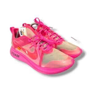 Off-White x Nike Zoom Fly SP 'Tulip Pink' | Size 10M USED (2018) AJ5488-600